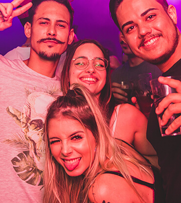 Bar hopping party bus