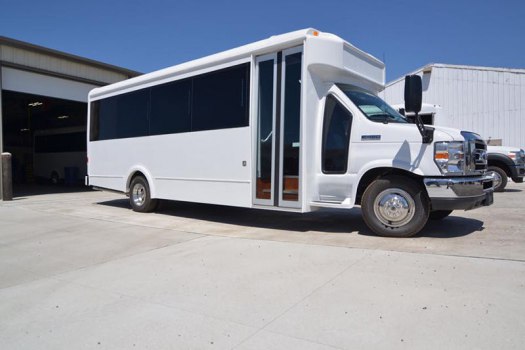 Large party bus exterior